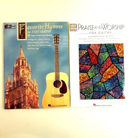 Praise and Worship & Greatest Hymns for Guitar Vocal Piano Easy Hal Leonard - Picture 1 of 6